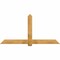Ekena Millwork Eugene Rough Sawn Timber Gable Bracket, Western Red Cedar, 84"W x 42"H x 4"D x 6"F, 12/12 Pitch GBW084X42X0406EUG00RWR - alternate 1
